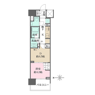 ザ・パークハウスアーバンス渋谷の間取図
