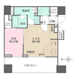 ザ・パークハウス大森タワーの間取図