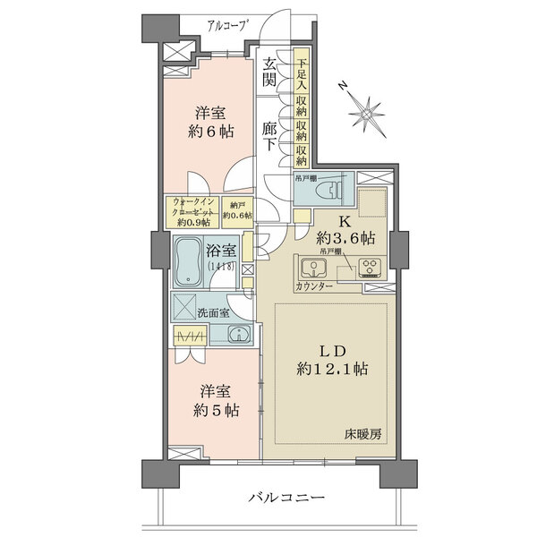 ザ・パークハウス南行徳の間取図