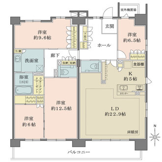 ザ・パークハウス亀戸の間取図