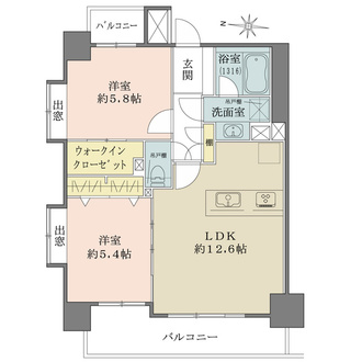 藤和シティホームズ東陽町の間取図