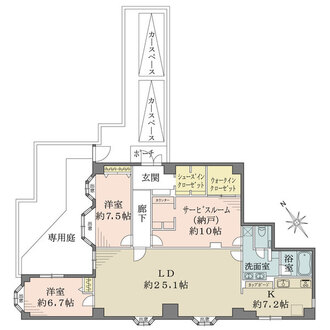 清澄サニーハイツの間取図