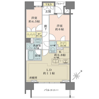 ザ・パークハウス船堀の間取図