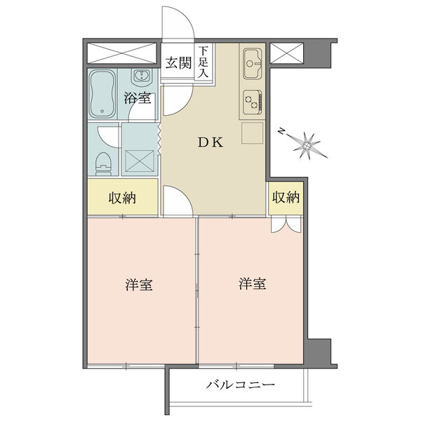 ライオンズマンション田園調布の間取図