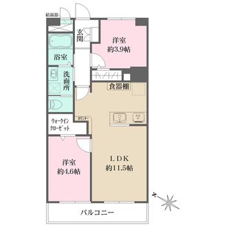 田園調布スカイハイツの間取図