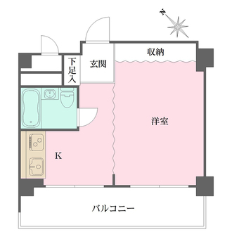 ボーン赤坂の間取図