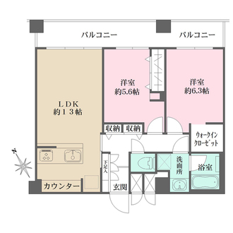 東急ドエルアルス上池台の間取図