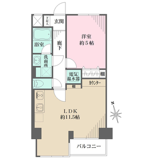 パレ二子玉川の間取図