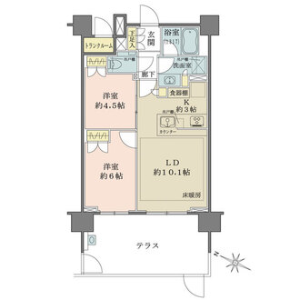 ザ・パークハウスアーバンス目黒平町の間取図