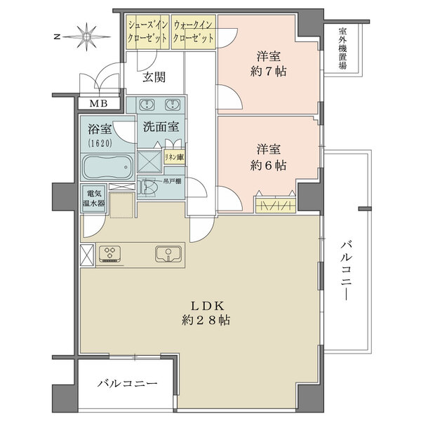 レグノ・グランデ一番町タワーの間取図