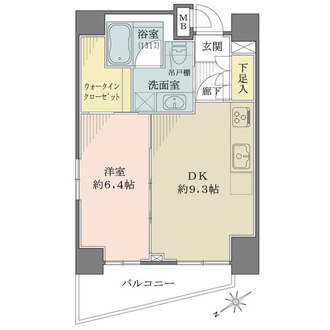 デュオ・スカーラ品川中延ＩＩの間取図