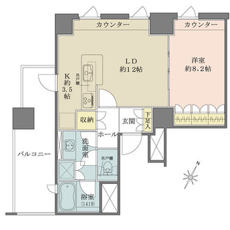 番町パークハウスの間取図