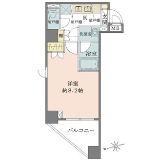 プレスタイル神楽坂の間取図