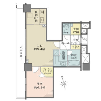 アリビオーレ神楽坂の間取図
