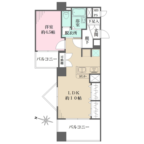 パール馬込の間取図