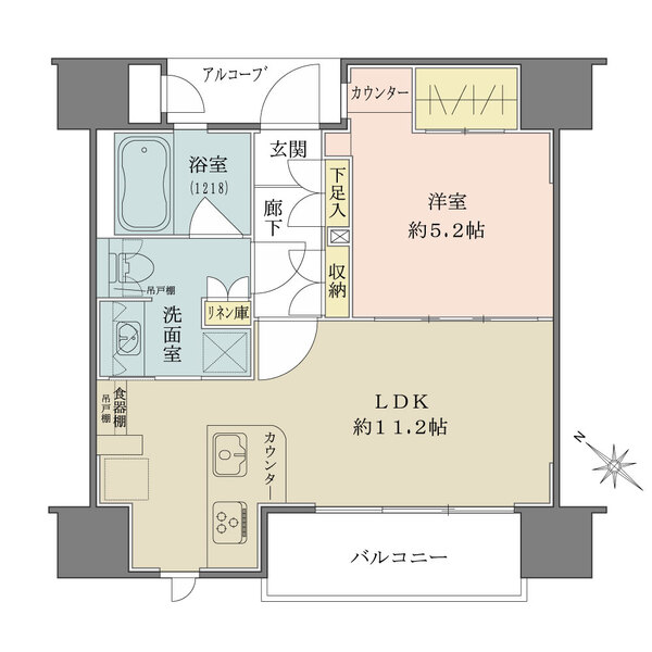 スタジオスウィート品川・五反田の間取図