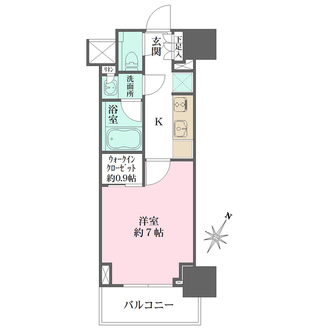 ザ・パークワンズ品川戸越の間取図