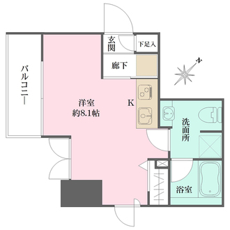 クレイシア五反田駅前の間取図