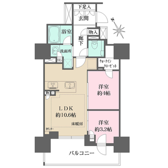 プラウド五反田の間取図