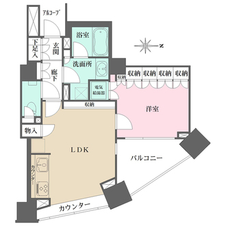 パークハウス　オー・タワーの間取図