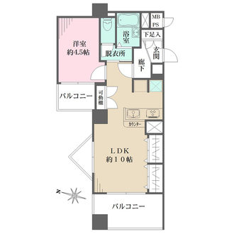 パール馬込の間取図