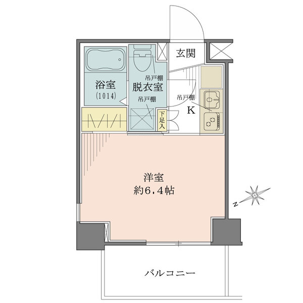 プレール・ドゥーク虎ノ門の間取図