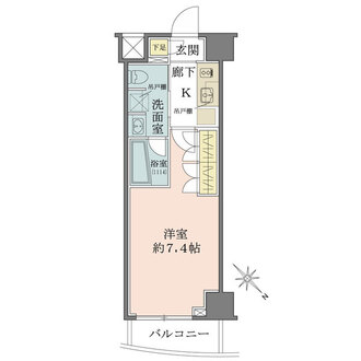 SYFORME DEN-EN-CHOFU-MINAMI AsylCourtの間取図