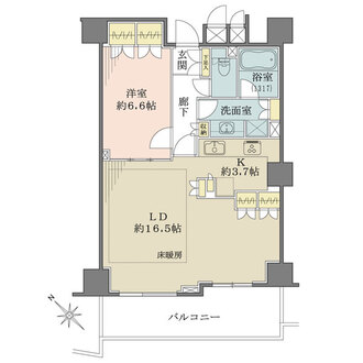 パークハウスアバンシスの間取図
