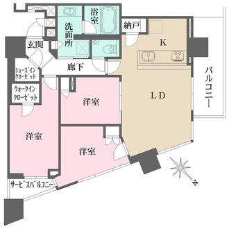 ブリリアザ・タワー東京八重洲アベニューの間取図