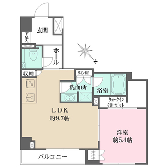 ファミール東京グランリッツの間取図