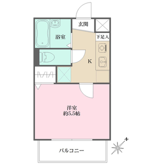 スカイコート東日本橋の間取図