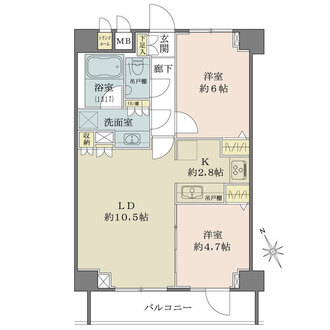 ステージグランデ茅場町の間取図