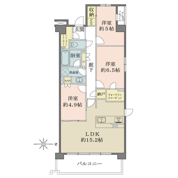 プライム港南台の間取図