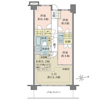 ザ・パークハウス　オイコス　鎌倉大船の間取図