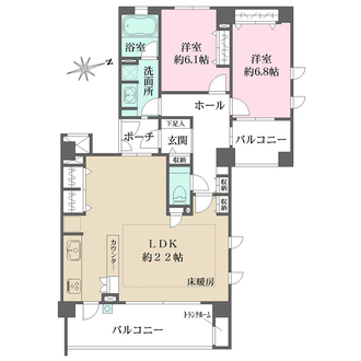 フォルム葉山の間取図
