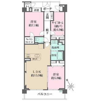 フォルム葉山の間取図