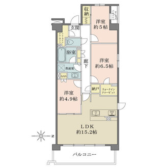 プライム港南台の間取図