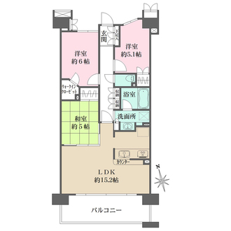 ヴェレーナ東戸塚の間取図