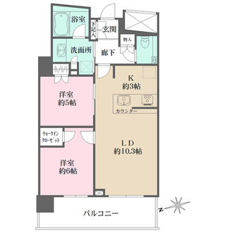 ブランズタワー大船(大船駅北第二地区ビル)の間取図