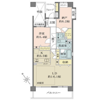 ファミールヒルズ戸塚の間取図