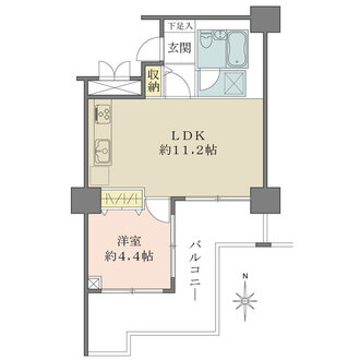 アイタウン・レピアの間取図