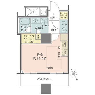 ザ・パークハウス西新宿タワー60の間取図