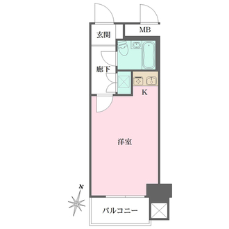 ライオンズマンション中野東の間取図