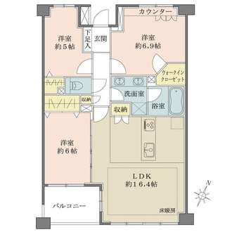 パークハウス杉並和田一丁目の間取図