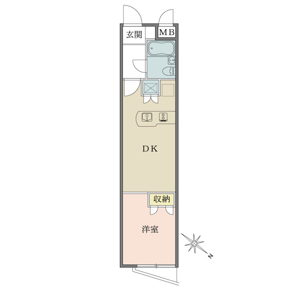 グランデール池尻の間取図