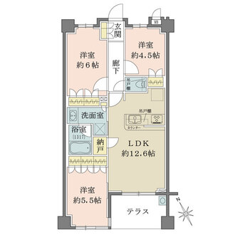 ガーラ・レジデンス舞浜の間取図