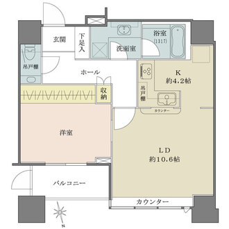 白金タワーの間取図