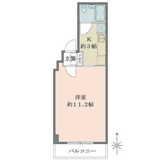 セントラル三田の間取図