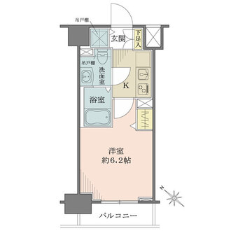 ガラ・グランディ日本橋の間取図