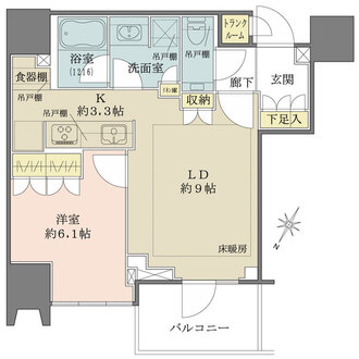 ザ・パークハウス高輪タワーの間取図